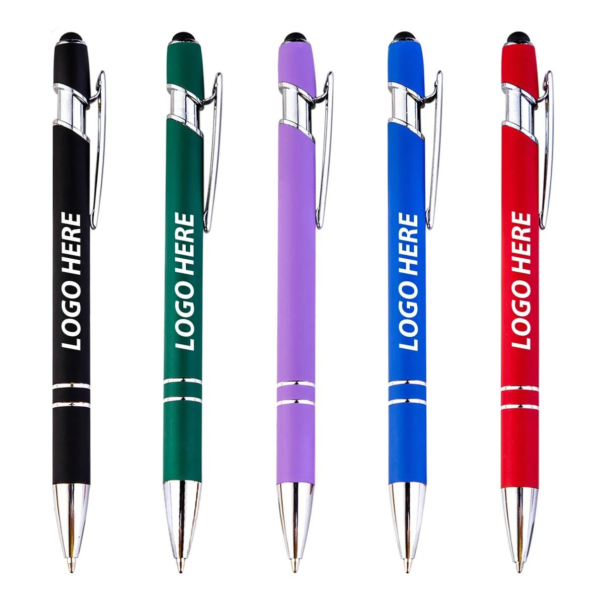 Aluminum touch screen ballpoint pen 1