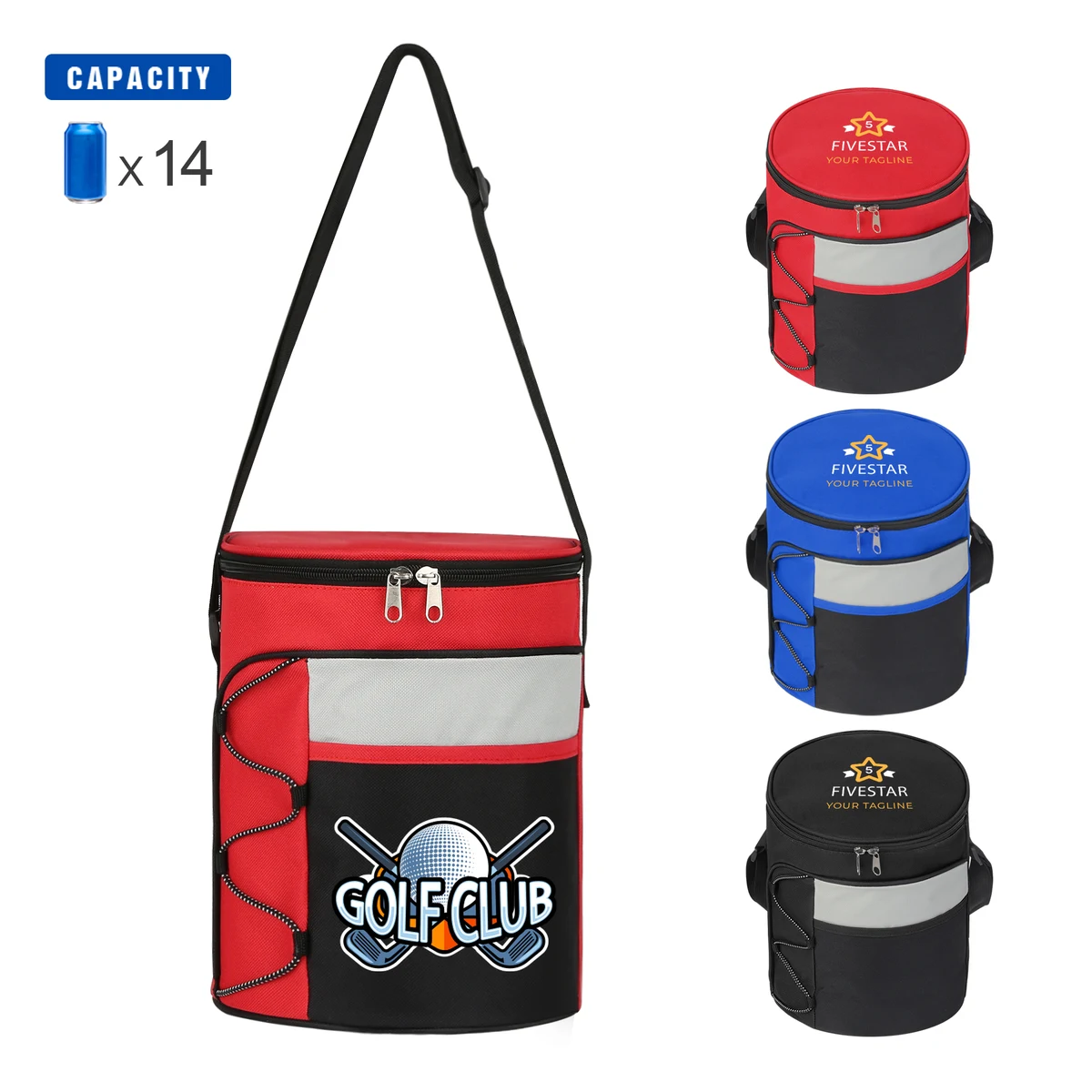 Unique Barrel-Shaped Cooler Bag 1