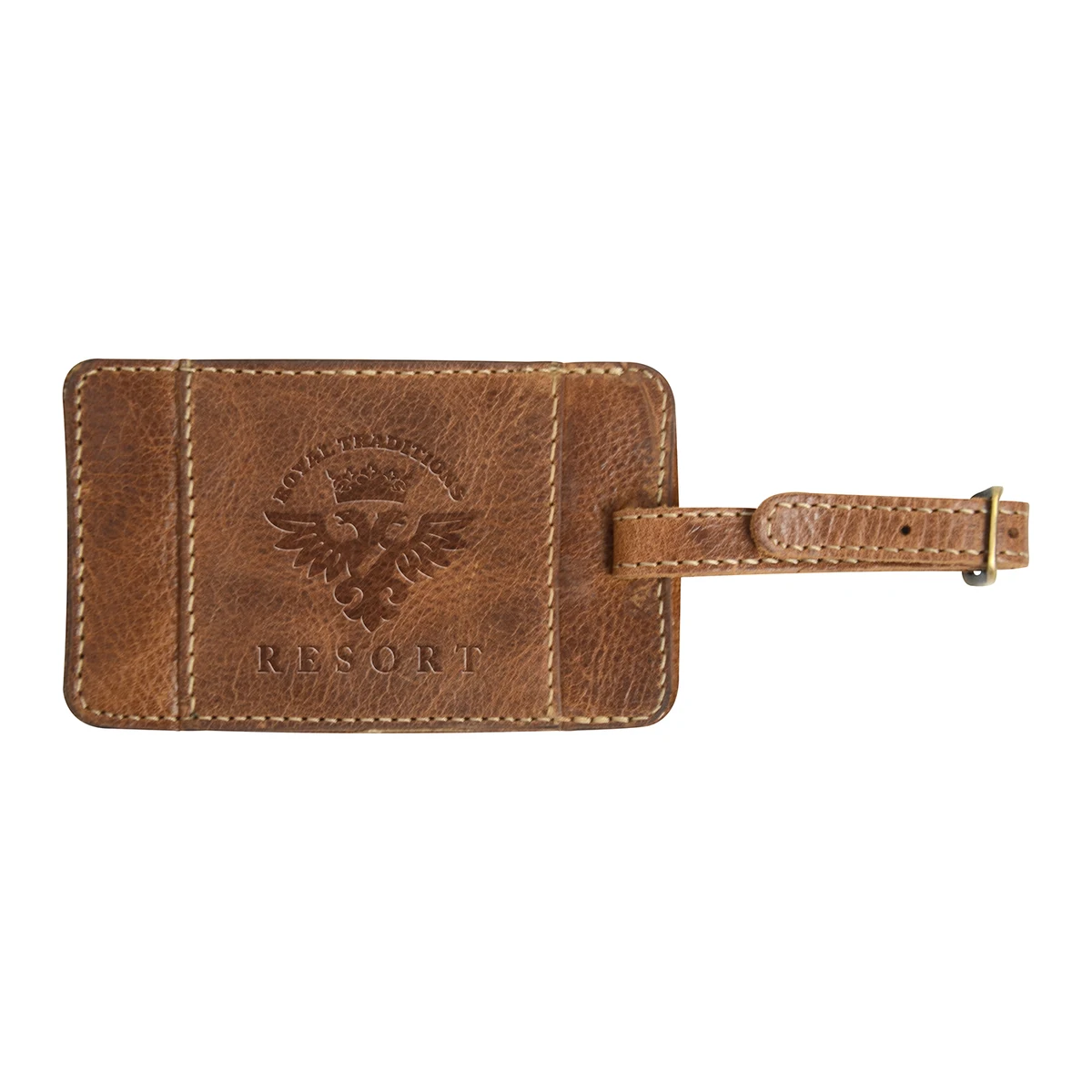 Andrew Philips® Leather Westbridge Leather Luggage Tag 1