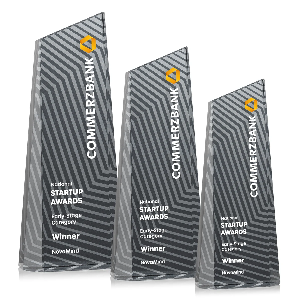Hallandale VividPrint™ Award - Black 1