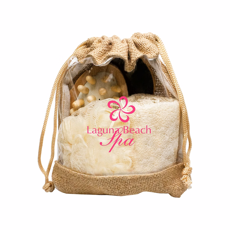 Jute Bath & Spa Accessory Kit