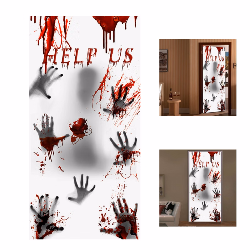 Halloween Custom Curtain