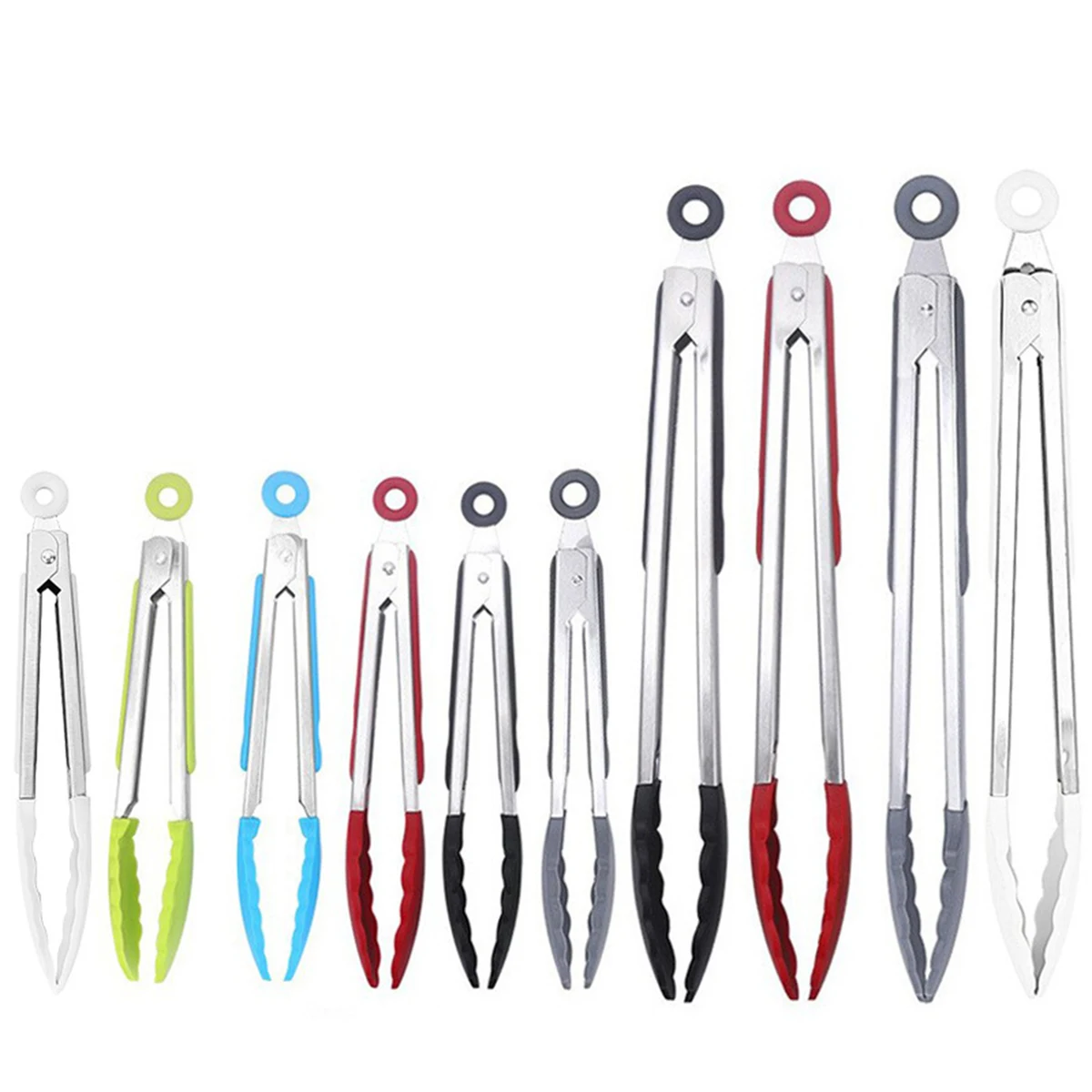 Silicone Kitchen Tongs 1