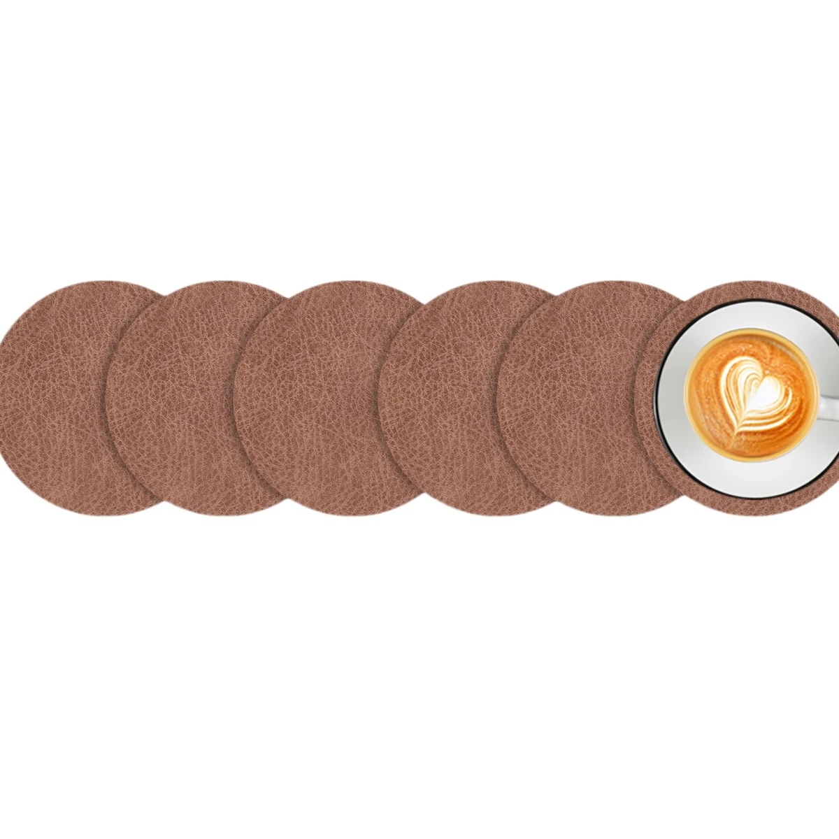 Leather Thermal Coffee Coaster 1