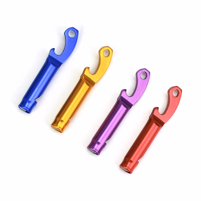2 in 1 Aluminum Alloy Bottle Opener Whistle