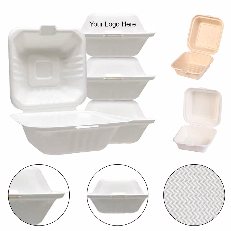 6"x6" Eco Friendly Takeout Container