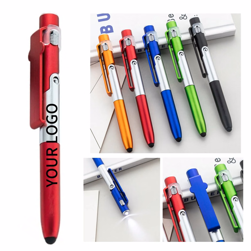4 in 1 Pen with Stylus and LED