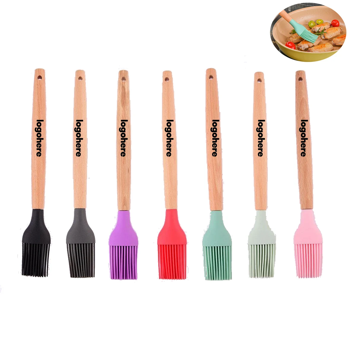 MOQ 50 Heat Resistant Cooking Brush 1