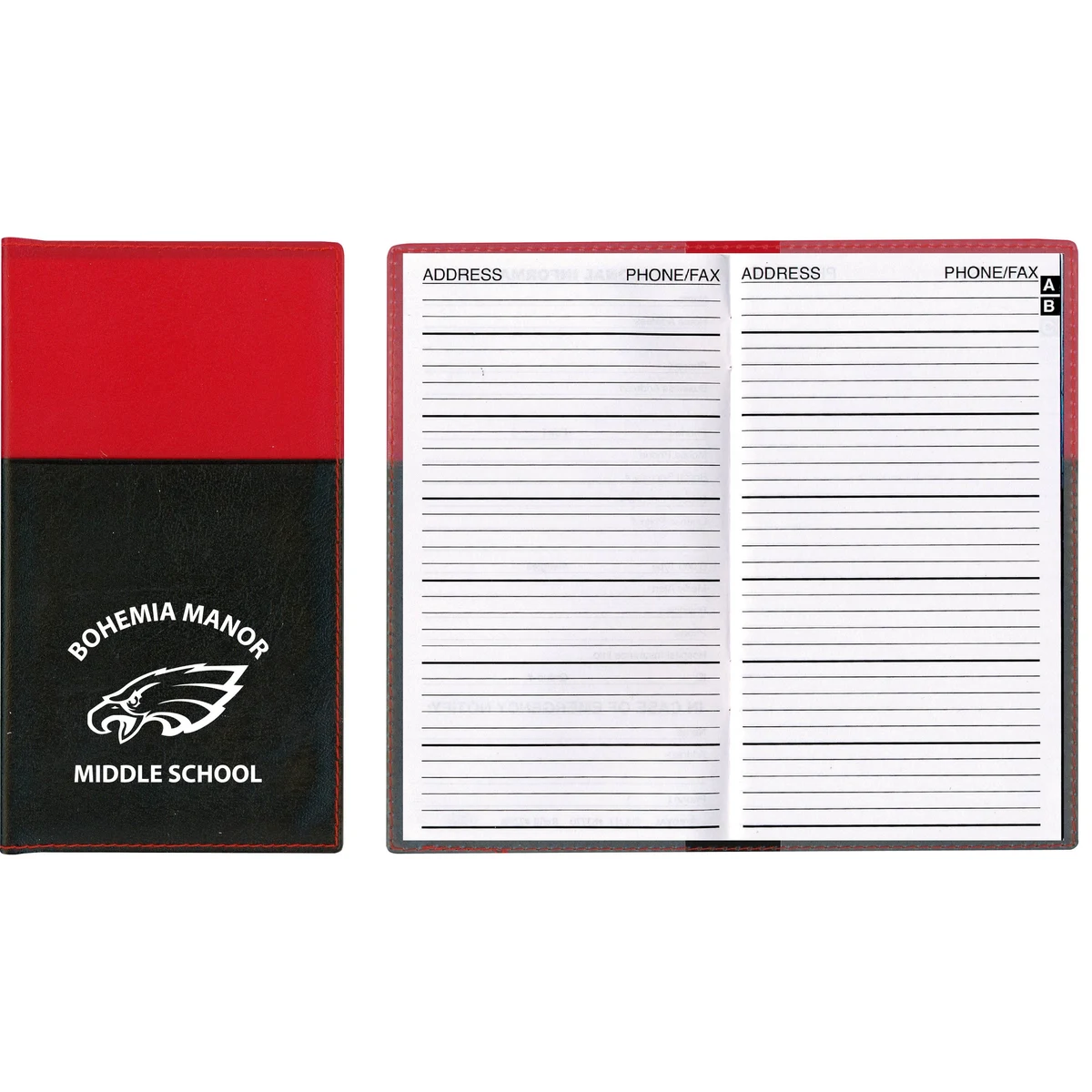 Soft Cover 2 Tone Vinyl France Series Address Book 1
