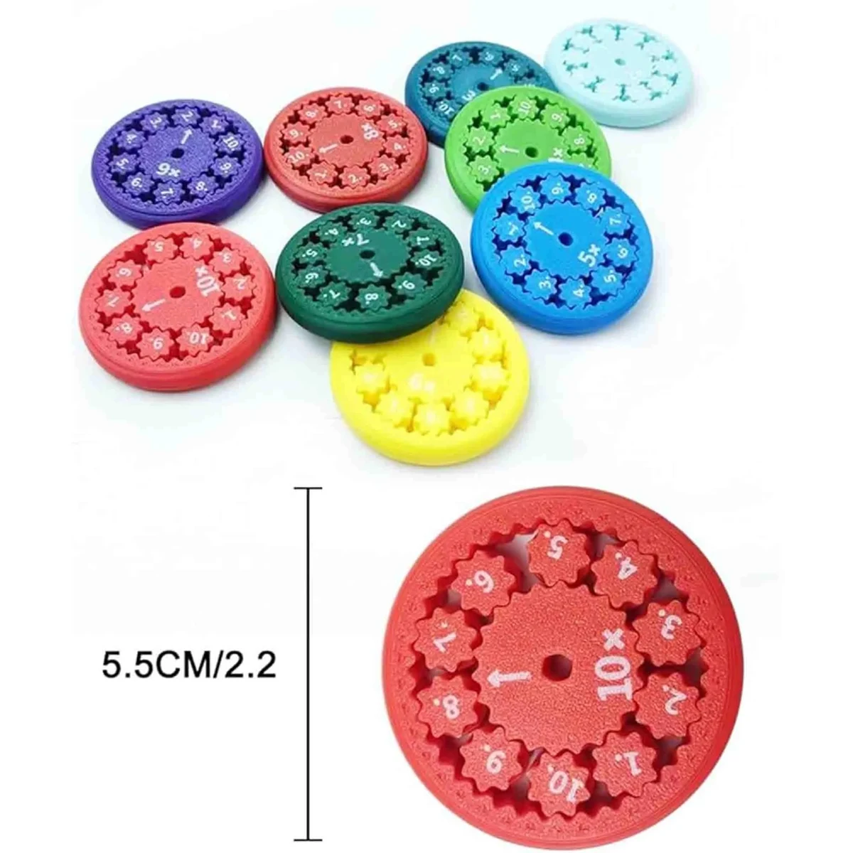 Math Multiplication Fidget Spinner 1