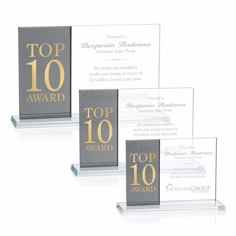 Composite Horizontal Award - Grey