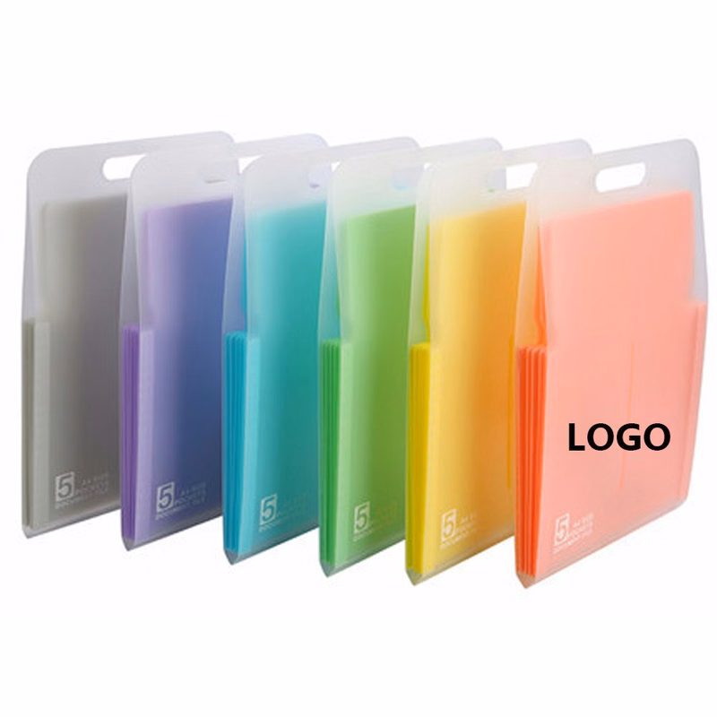 5-Pocket Expandable File Folder