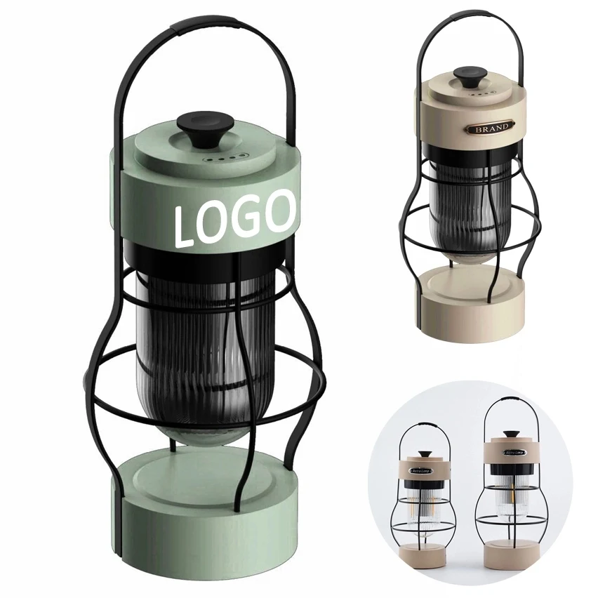 Retro Outdoor Camping Light & Picnic Lantern with Power Bank 1