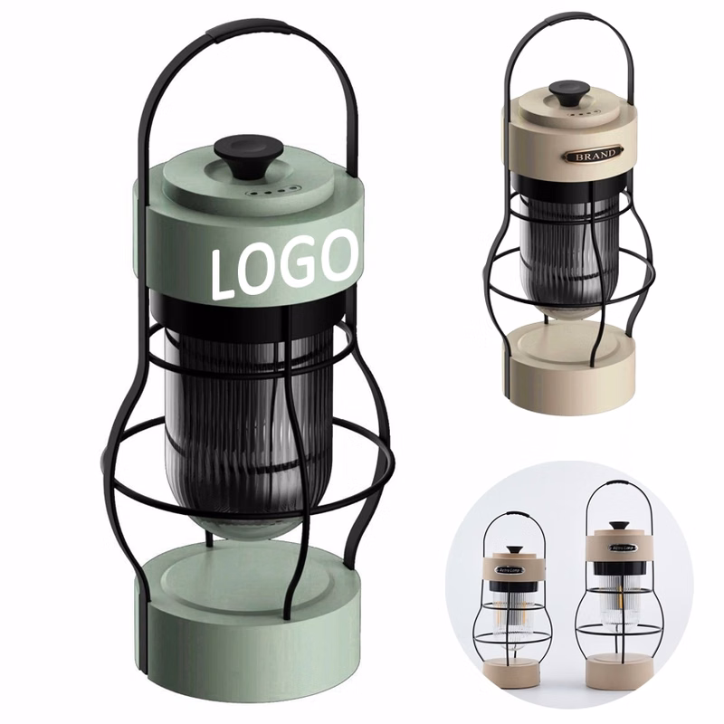 Retro Outdoor Camping Light & Picnic Lantern with Power Bank