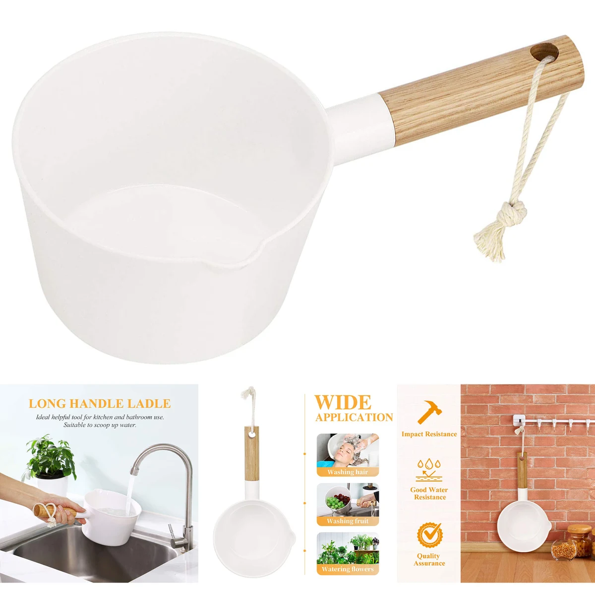 long handle Washing Spoon 1