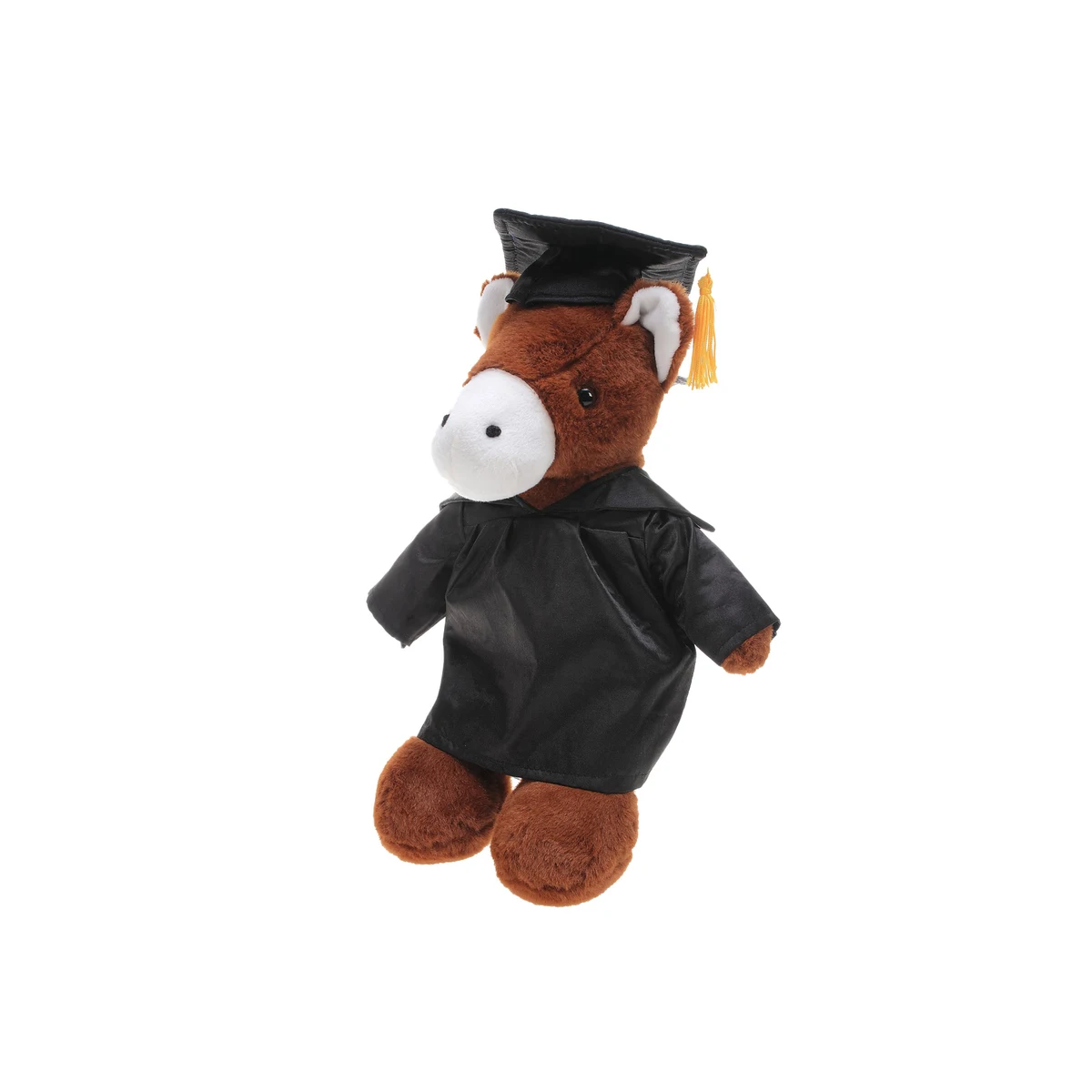 Soft Plush Horse in Graduation Cap & Gown Stuffed Animal 1