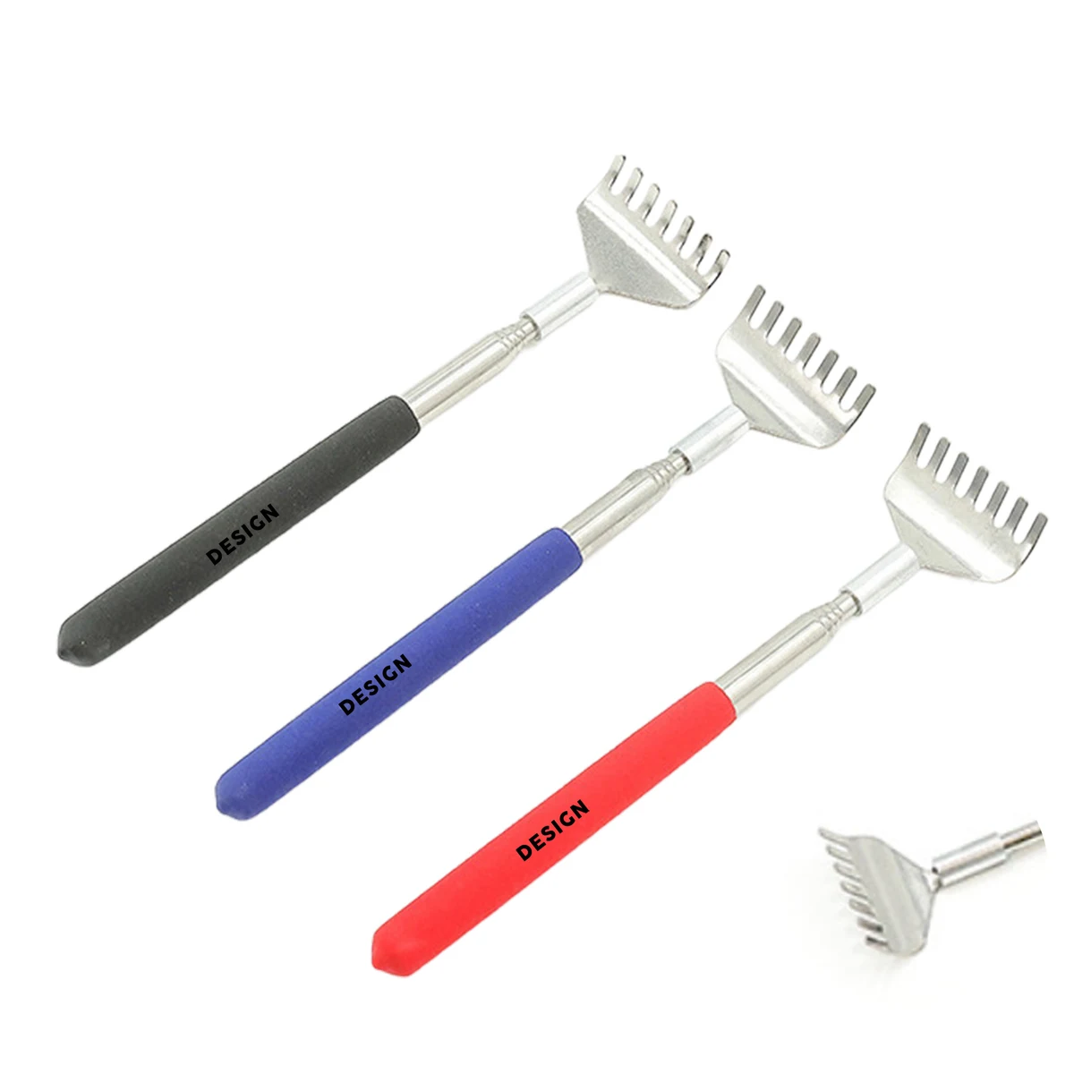MOQ 50 Stainless Steel Retractable Back Scratcher Handy Design 1