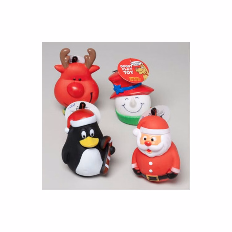 Christmas Dog Toys - Vinyl Squeaker