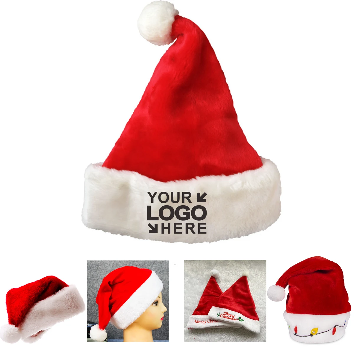 MOQ50Pcs Custom Adult & Children Santa Clause Hat 1