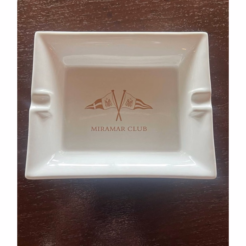 Ashtray with Cigar Holder
