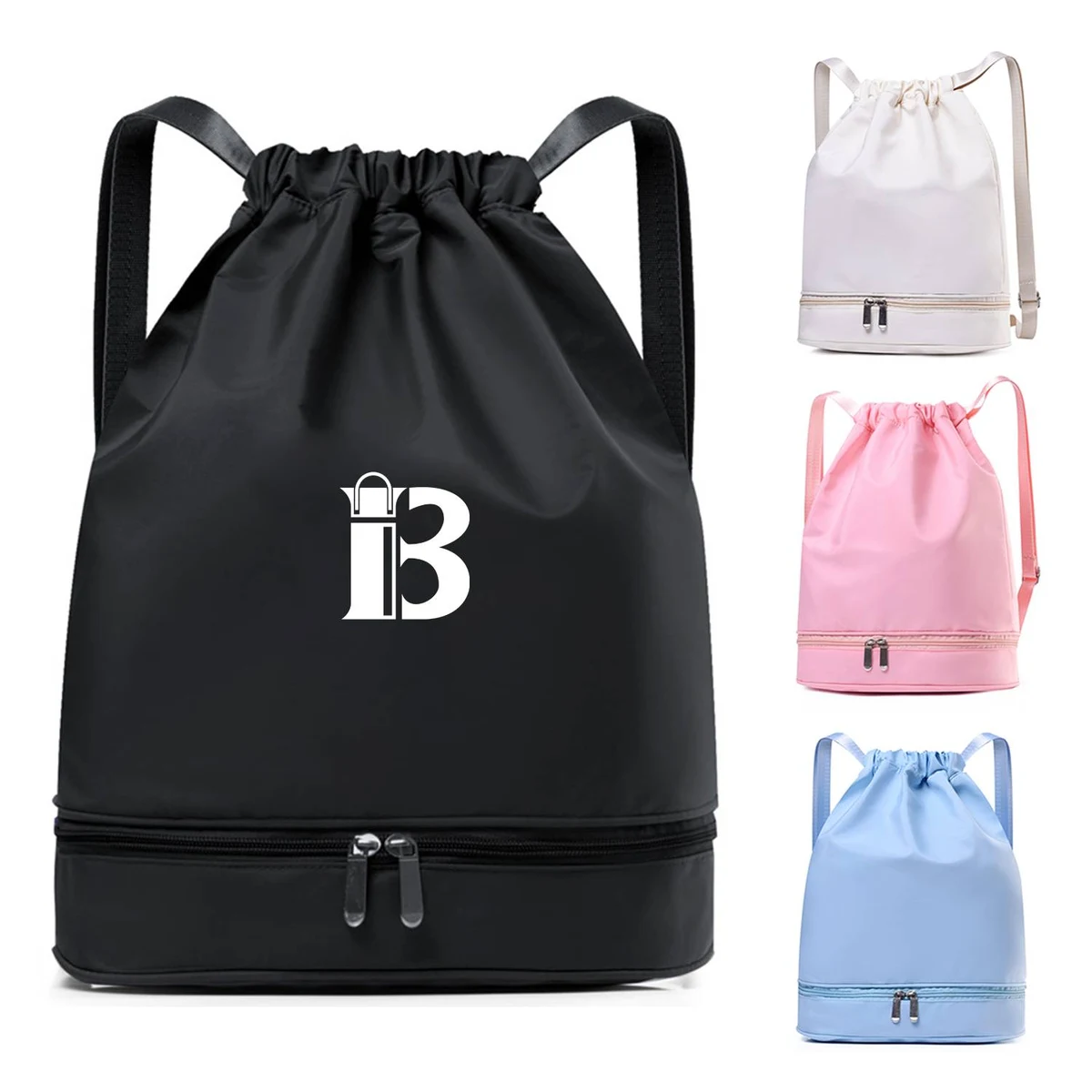Outdoor Foldable Travel Camping Drawstring Backpack 1
