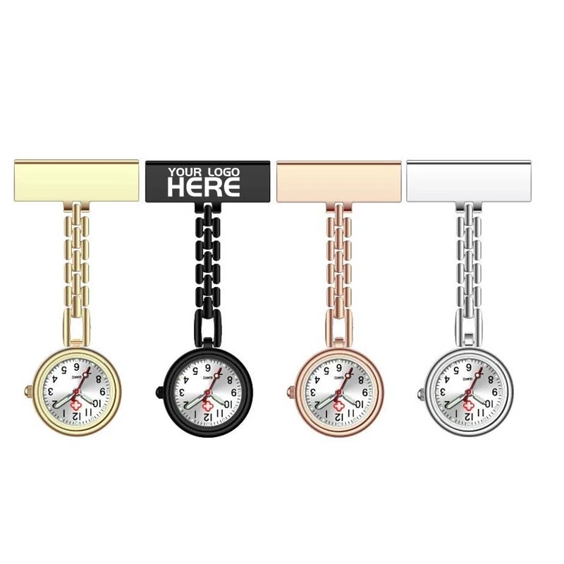 Medical Pocket Metal Luminous Nurse Watch withe Box 1