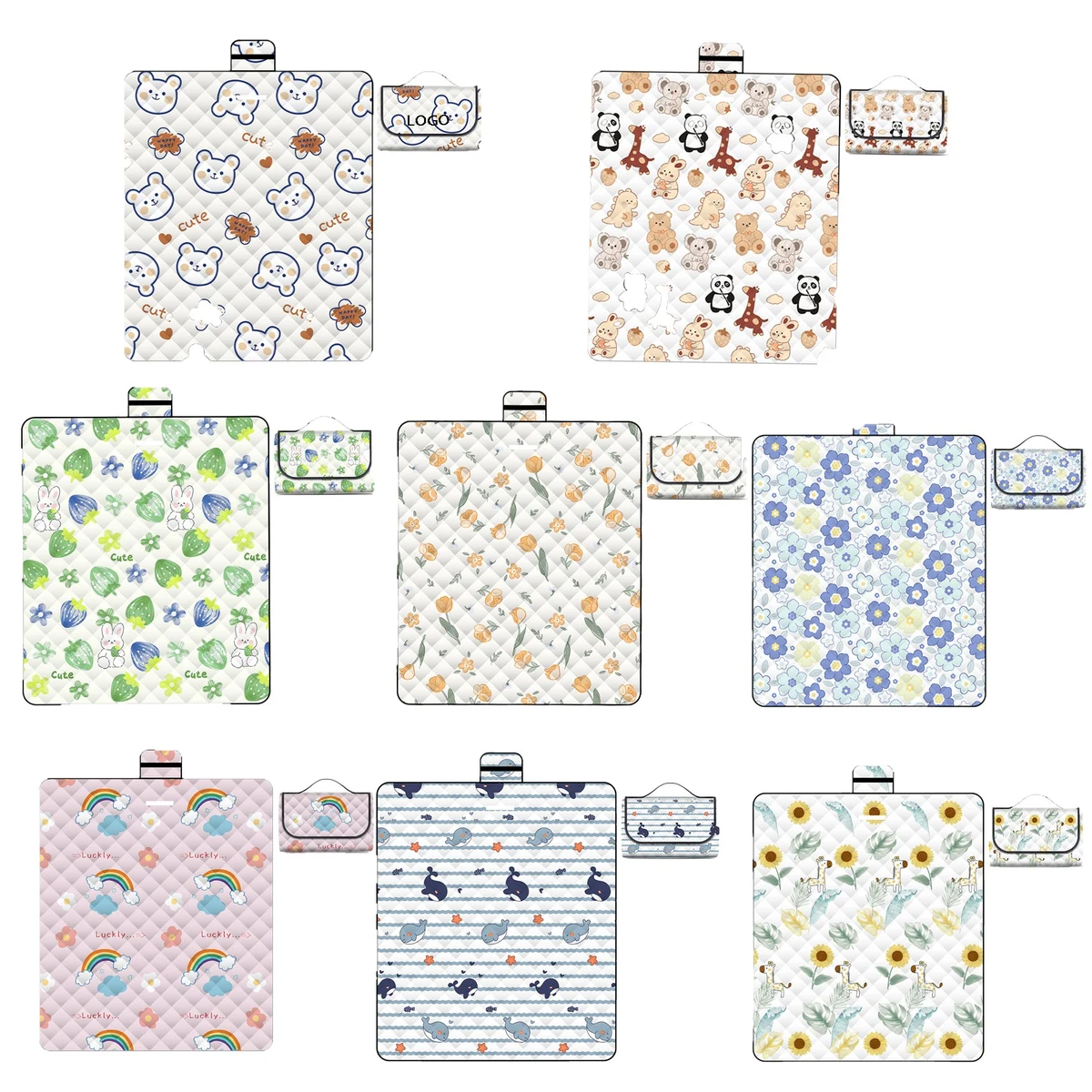 79 X 60 Inch Outdoor Waterproof Picnic Mat 1