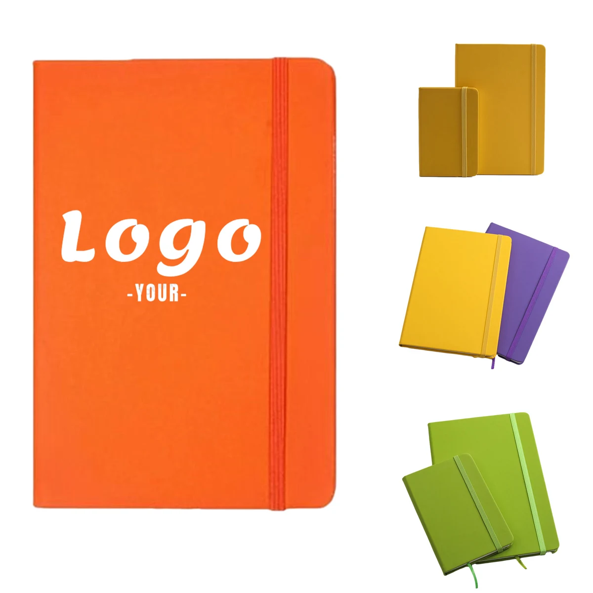 A5 Elastic-Banded Soft Leather Writing Journal 1