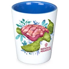 2 Oz. Two Tone Matte Shot Glass 1