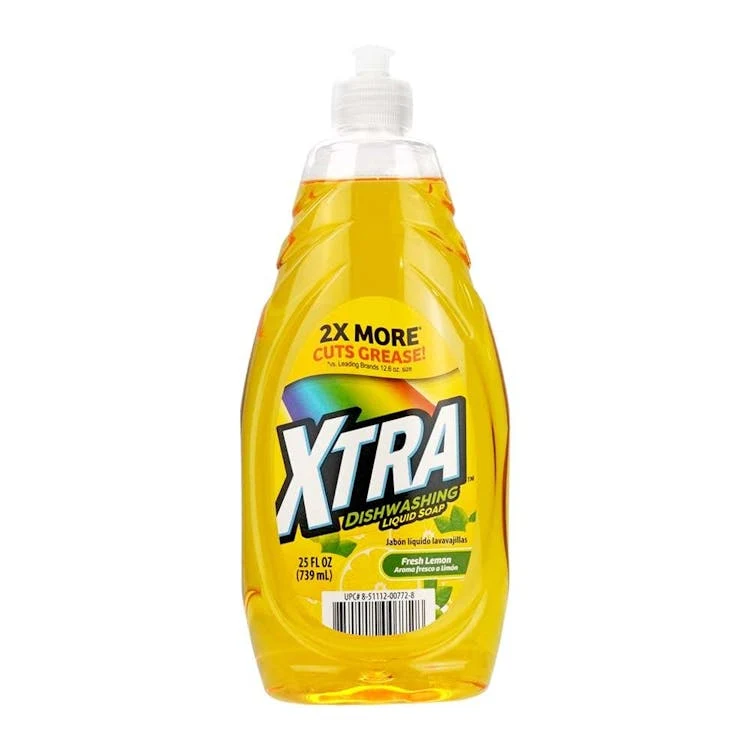 XTRA Dish Detergent Fresh Lemon 25oz. 1