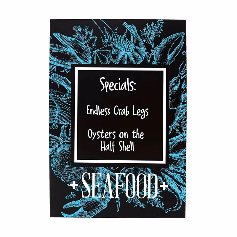 Economy A-frame Imprinted Chalkboard Insert