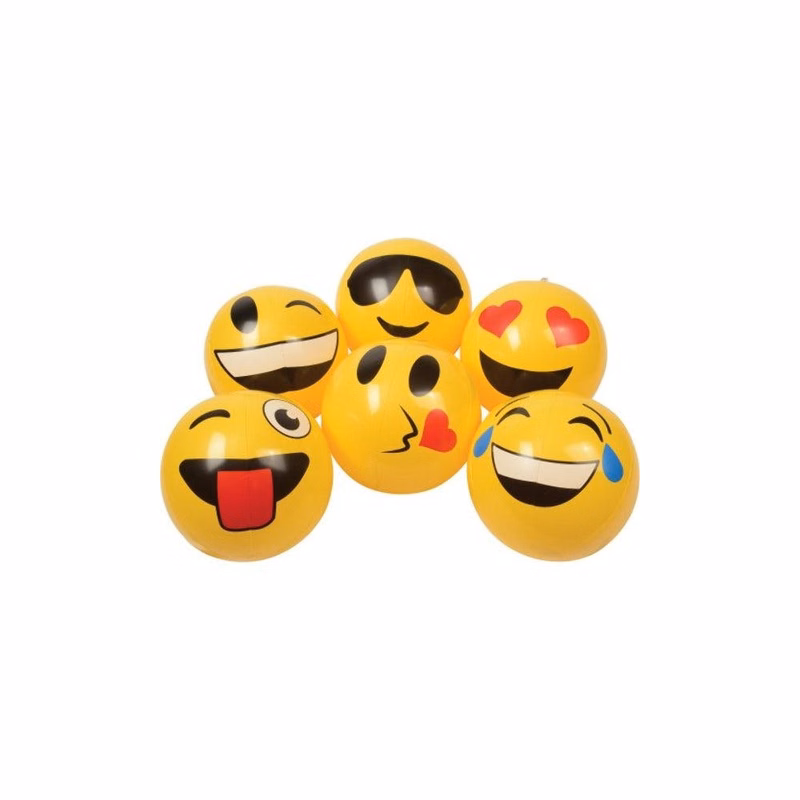 Inflatable Emoji Balls - Assorted