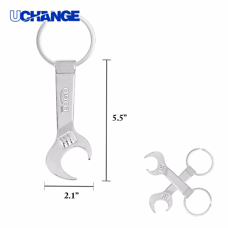 Wrench Bottle Opener Keychain