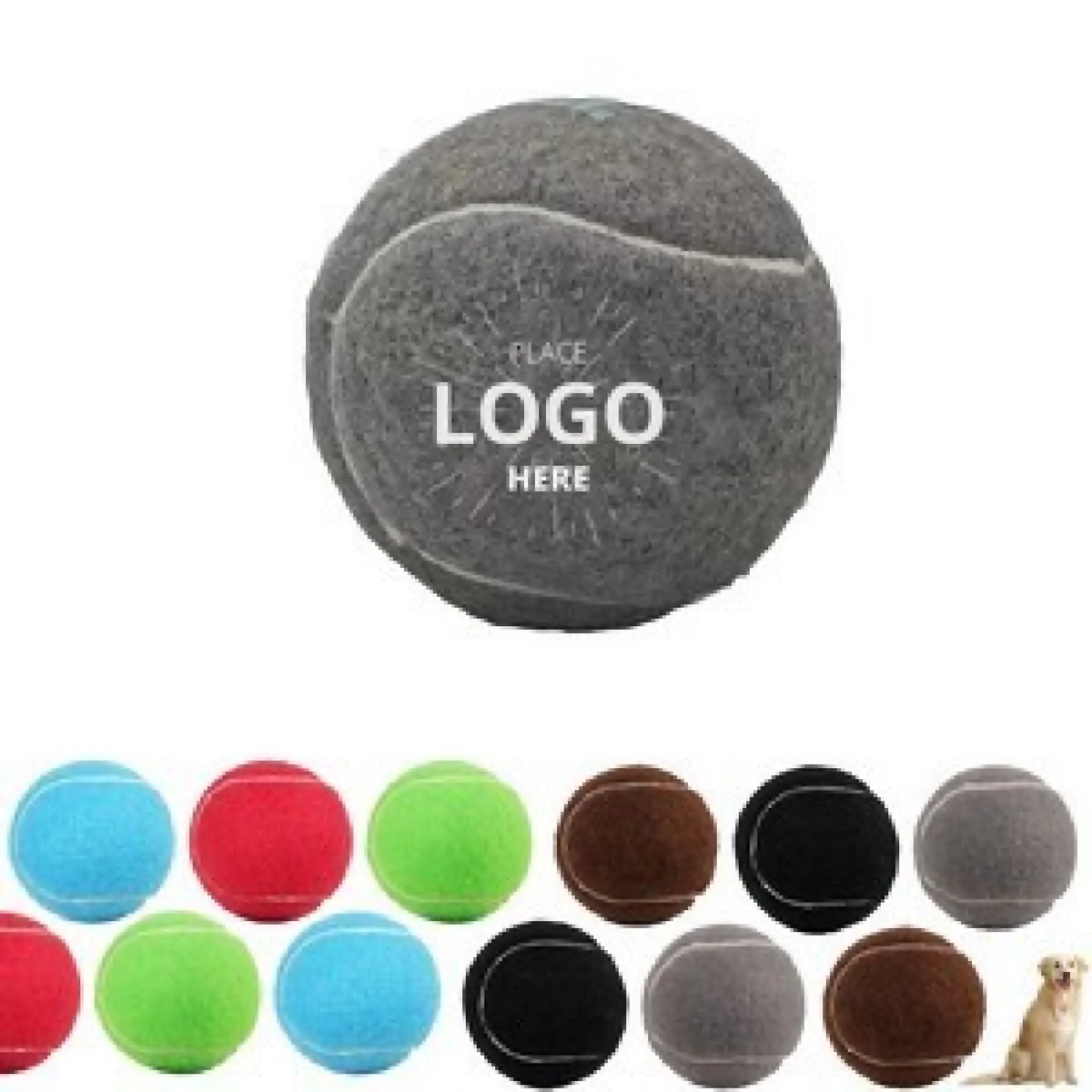 Fetching Tennis Ball Dog Toy 1
