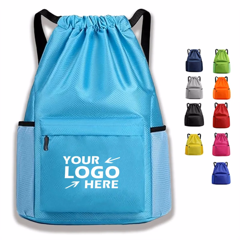 Oxford Large Capacity Waterproof Drawstring Gym Backpack