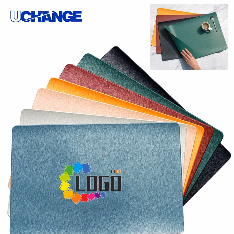 Leather Non Slip Placemat for Dining Table Protection