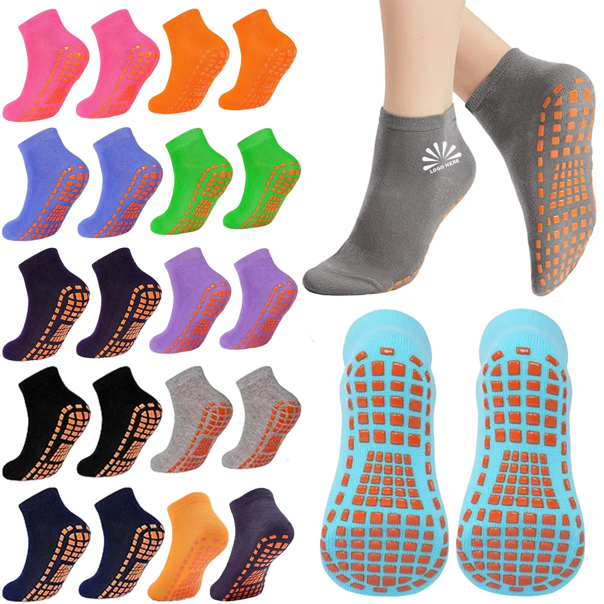 Non Slip Grip Yoga Sock MOQ50 1