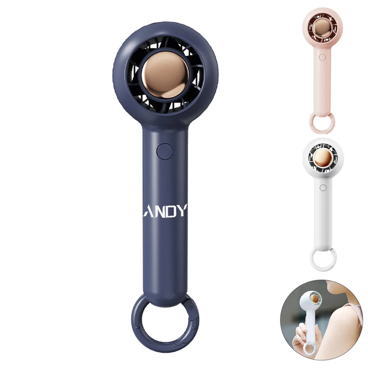 Portable Handheld Battery Operated USB Rechargeable Fan 1