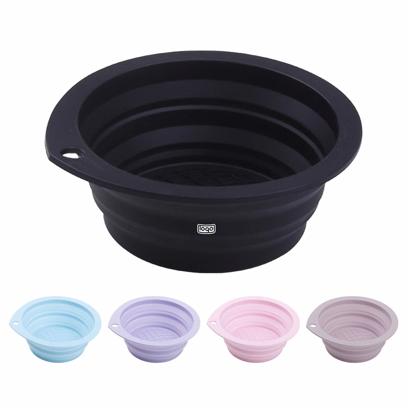 Silicone Food Grade Foldable Dog Bowl