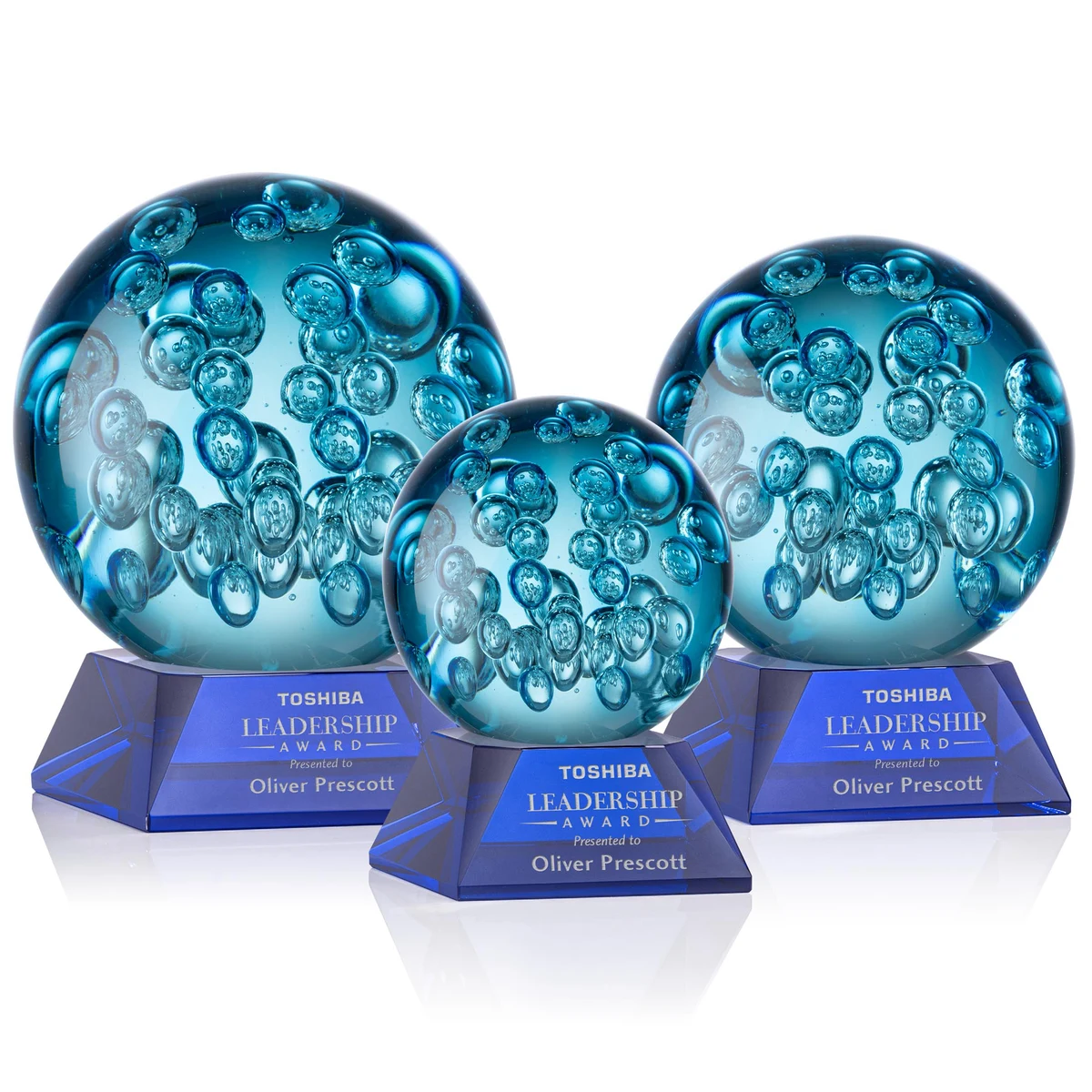 Addison Award on Sheffield Base - Blue 1