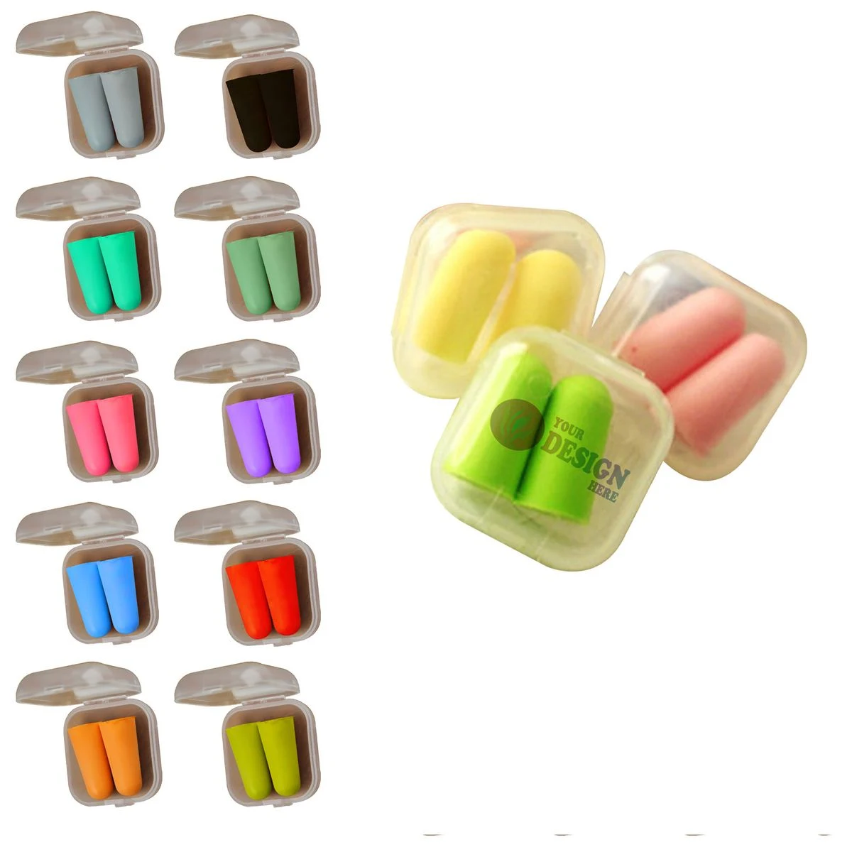 Foam Noise Reduction Earplugs 1