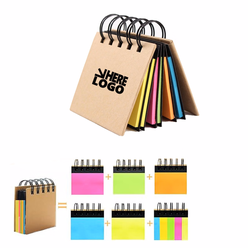 Sticky Notes Spiral Notebook