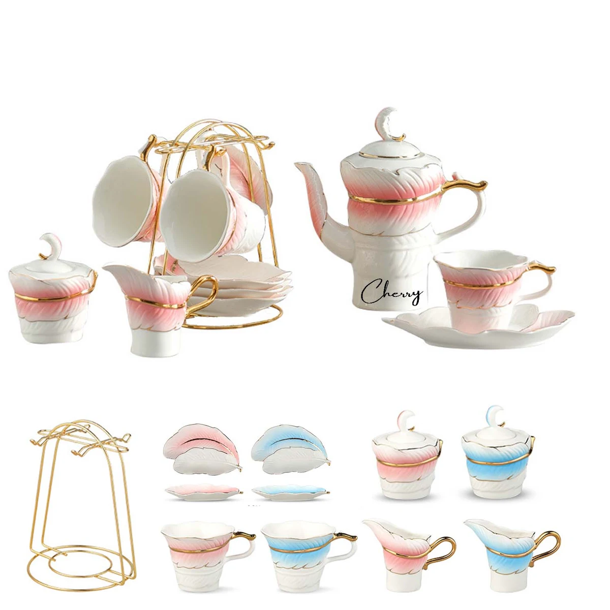 Ceramic Coffee Cup Sets With Saucers 1