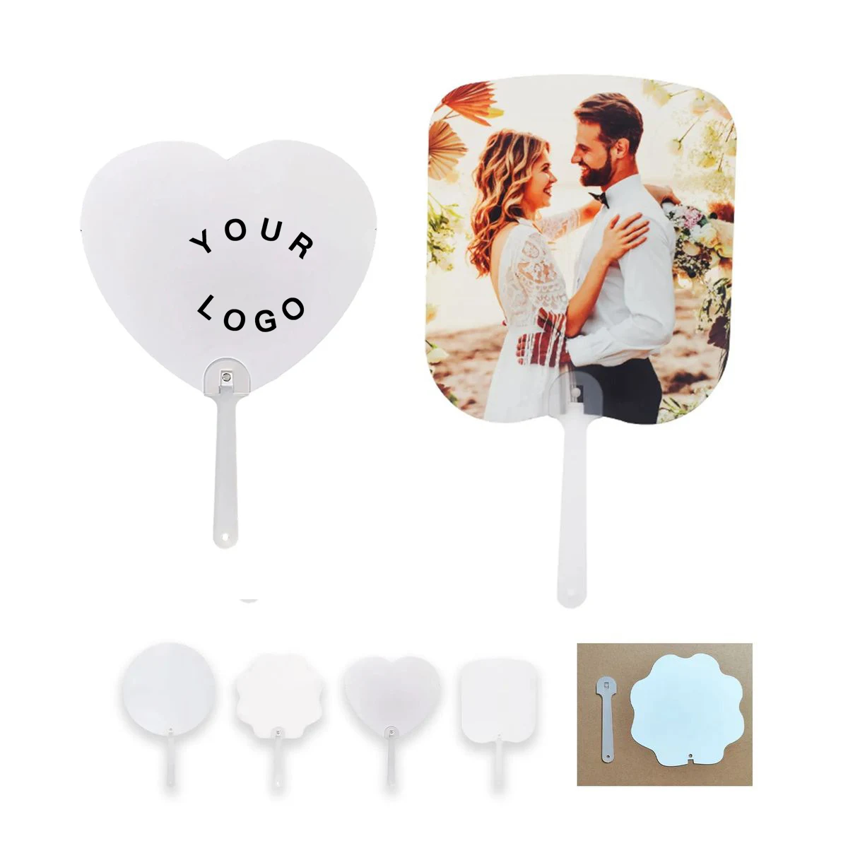 Plastic Handheld Fan with Large Promotional Surface 1