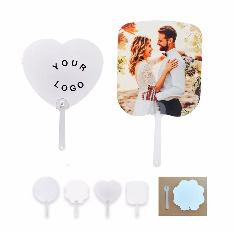 Plastic Handheld Fan with Large Promotional Surface