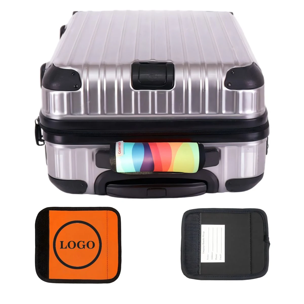 Full Color Neoprene Luggage Handle Wrap 1