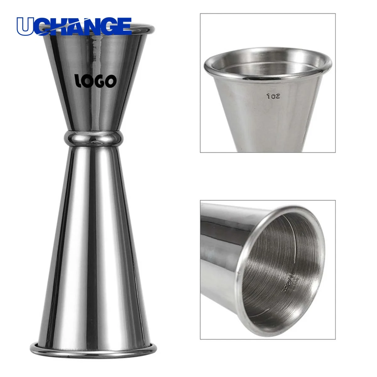 Stainless Steel Cocktail Measure Jigger Tool 1