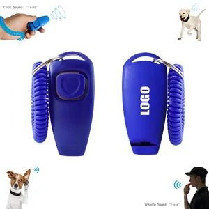 Whistle Pet Training Sound Clicker With Wrist Band 1