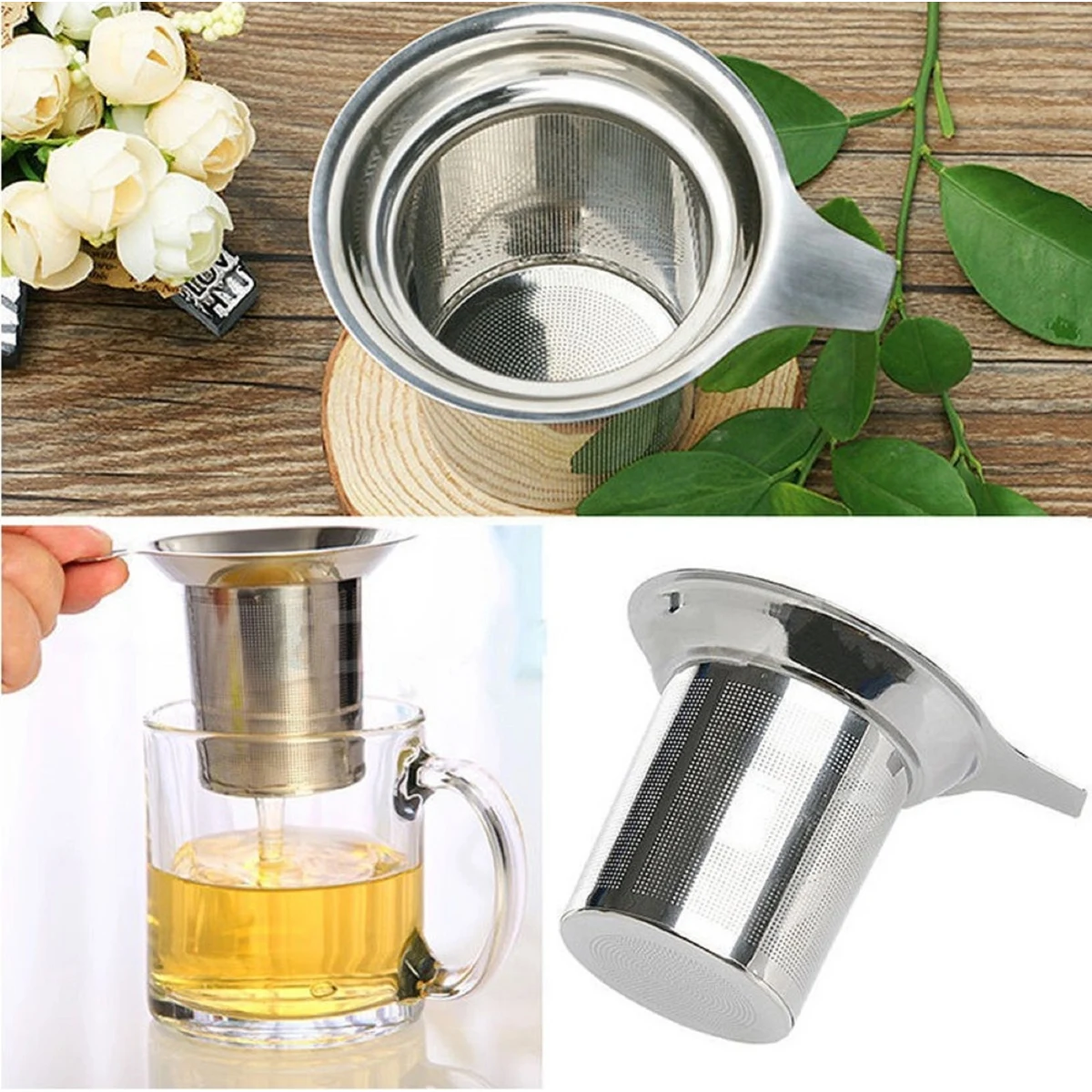 Stainless Steel Loose Leaf Tea Strainer 1