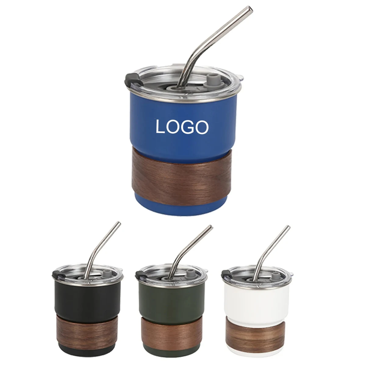 Camping Stainless Steel Coffee Mug, custom tumbler with logo imprint 1